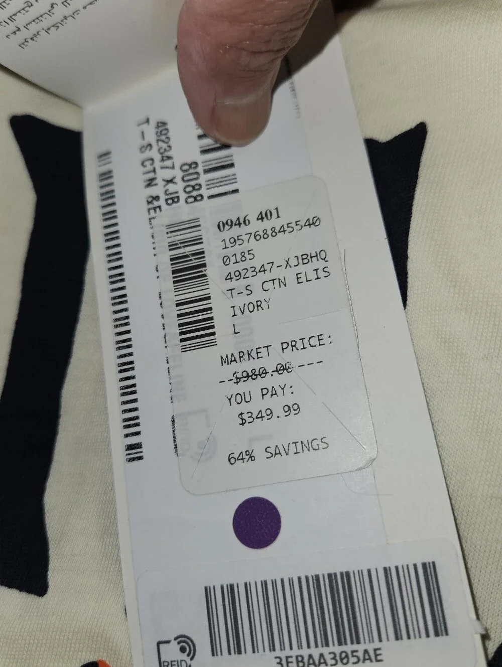 Gucci Cream Tee with Bold Orange Tiger Graphic